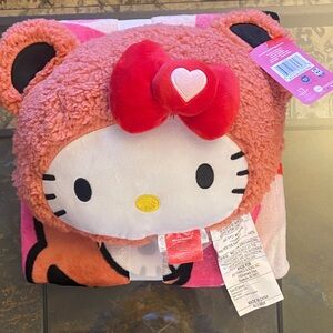 New Hello Kitty pillow and blanket